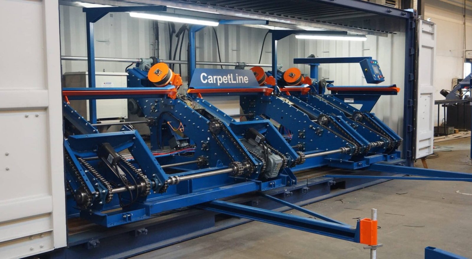Spinmaster rollmat production configuration