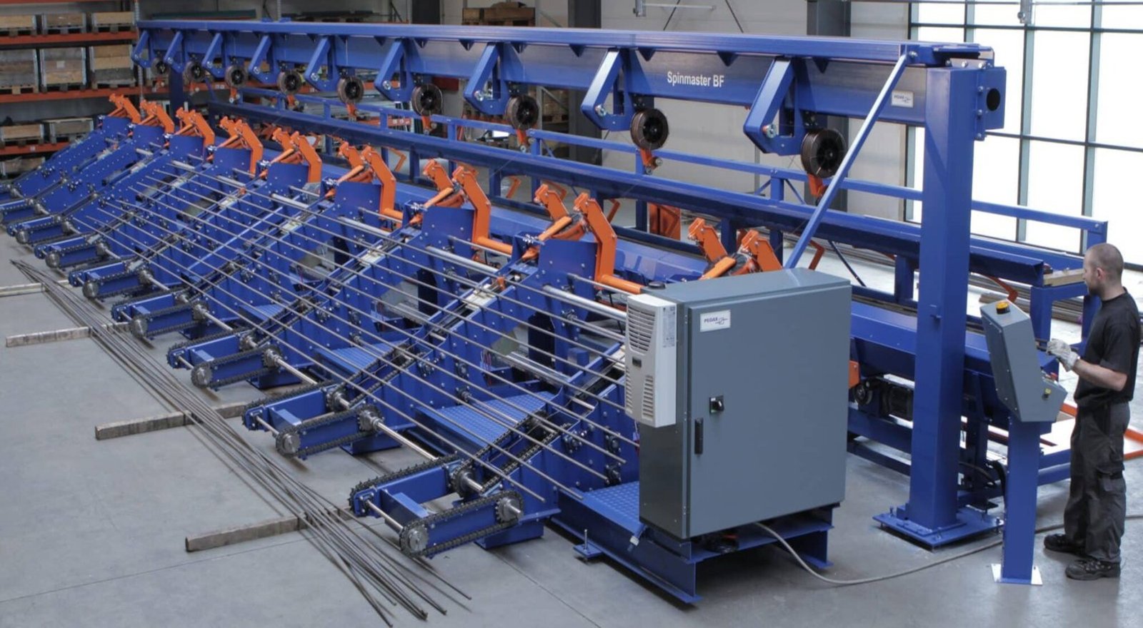 Spinmaster patented weld-free rollmat detail